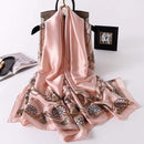 2020 Luxury Brand New Summer Women Silk Scarf Beach Hijab Shawls and Wraps Female Foulard Echarpe Designer Bandana Free shipping AExp