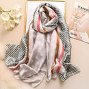 2020 Luxury Brand New Summer Women Silk Scarf Beach Hijab Shawls and Wraps Female Foulard Echarpe Designer Bandana Free shipping AExp