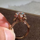 2020 Modern Fashion Women Ring Trend White AAA Crystal Zircon Engagement Design Rings for Women Wedding Jewelry Gift AExp