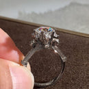 2020 Modern Fashion Women Ring Trend White AAA Crystal Zircon Engagement Design Rings for Women Wedding Jewelry Gift AExp