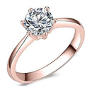 2020 Modern Fashion Women Ring Trend White AAA Crystal Zircon Engagement Design Rings for Women Wedding Jewelry Gift AExp