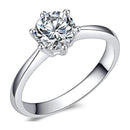 2020 Modern Fashion Women Ring Trend White AAA Crystal Zircon Engagement Design Rings for Women Wedding Jewelry Gift AExp