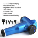 2020 New 7800r LCD Display Body Massage Gun Exercising Muscle Electric Massager for Body and Neck Vibrator Deep Slimming Shaping AExp
