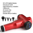 2020 New 7800r LCD Display Body Massage Gun Exercising Muscle Electric Massager for Body and Neck Vibrator Deep Slimming Shaping AExp