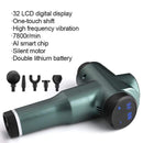 2020 New 7800r LCD Display Body Massage Gun Exercising Muscle Electric Massager for Body and Neck Vibrator Deep Slimming Shaping AExp