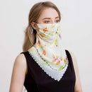 2020 new Bandana Chiffon scarf Women Brand Summer Wraps Floral fashion Neck Scarves AExp
