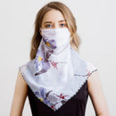 2020 new Bandana Chiffon scarf Women Brand Summer Wraps Floral fashion Neck Scarves AExp
