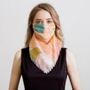 2020 new Bandana Chiffon scarf Women Brand Summer Wraps Floral fashion Neck Scarves AExp
