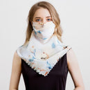 2020 new Bandana Chiffon scarf Women Brand Summer Wraps Floral fashion Neck Scarves AExp