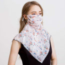 2020 new Bandana Chiffon scarf Women Brand Summer Wraps Floral fashion Neck Scarves AExp