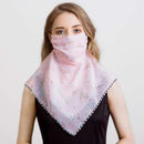 2020 new Bandana Chiffon scarf Women Brand Summer Wraps Floral fashion Neck Scarves AExp
