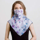 2020 new Bandana Chiffon scarf Women Brand Summer Wraps Floral fashion Neck Scarves AExp