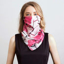 2020 new Bandana Chiffon scarf Women Brand Summer Wraps Floral fashion Neck Scarves AExp
