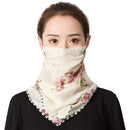 2020 new Bandana Chiffon scarf Women Brand Summer Wraps Floral fashion Neck Scarves AExp
