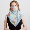 2020 new Bandana Chiffon scarf Women Brand Summer Wraps Floral fashion Neck Scarves AExp