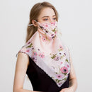 2020 new Bandana Chiffon scarf Women Brand Summer Wraps Floral fashion Neck Scarves AExp