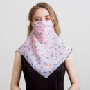 2020 new Bandana Chiffon scarf Women Brand Summer Wraps Floral fashion Neck Scarves AExp