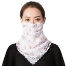 2020 new Bandana Chiffon scarf Women Brand Summer Wraps Floral fashion Neck Scarves AExp