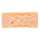 2020 New Braided Nylon Headbands Kids Girls Children Twisted Top Cross Knot Headwraps Elastic Soft Hairbands Hair Accessories AExp