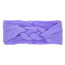 2020 New Braided Nylon Headbands Kids Girls Children Twisted Top Cross Knot Headwraps Elastic Soft Hairbands Hair Accessories AExp