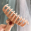 2020 New Claw Clip for Women Tough Black Plastic Hair Claw Large Size Hair Clamps Claw Clip Crab for Hair Accessories for Hair AExp