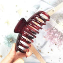 2020 New Claw Clip for Women Tough Black Plastic Hair Claw Large Size Hair Clamps Claw Clip Crab for Hair Accessories for Hair AExp