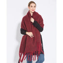 2020 NEW fashion cashmere women plaid scarf winter warm shawl and wrap bandana pashmina long tassel female foulard thick blanket JadeMoghul Inc.