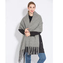 2020 NEW fashion cashmere women plaid scarf winter warm shawl and wrap bandana pashmina long tassel female foulard thick blanket JadeMoghul Inc.