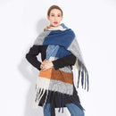2020 NEW fashion cashmere women plaid scarf winter warm shawl and wrap bandana pashmina long tassel female foulard thick blanket JadeMoghul Inc.