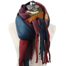 2020 NEW fashion cashmere women plaid scarf winter warm shawl and wrap bandana pashmina long tassel female foulard thick blanket JadeMoghul Inc.