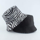 2020 New Fashion Reversible Black White Cow Print Bucket Hat Summer Sun Caps For Women Men Fisherman Hat AExp