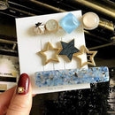 2020 New Women Girls Pearl Crystal Hairpins Side Clip Hair Jewelry Trendy Geometric Headwear Fashion Hair Accessories Barrettes AExp