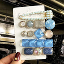 2020 New Women Girls Pearl Crystal Hairpins Side Clip Hair Jewelry Trendy Geometric Headwear Fashion Hair Accessories Barrettes AExp