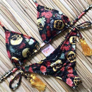 2020 Popular Womens Beachwear Sexy Bikini Set Hot Stamp Sport Swimwear Push-Up Padded Swimsuit Bodysuit Exquisite Bather Swimwea AExp