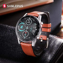 2020 SANLEPUS Business Smart Watch Bluetooth Call Smartwatch Men Sport Fitness Bracelet Clock For Android Honor Huawei Xiaomi AExp