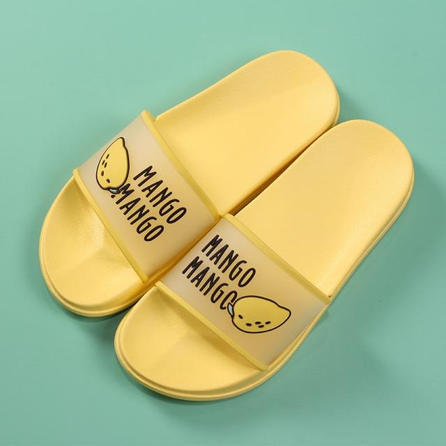 2020 Summer Slippers Shoes Women cute Fruit Jelly Color Transparent open Toe Flip Flops Clear Outdoor Beach Slides Sandals AExp