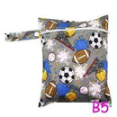 20*25CM Pororo single pocket wet bag, baby cloth diaper bag, waterproof reusable nappy bags, small size mummy dry bag wholesale-B5-JadeMoghul Inc.