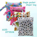 20*25CM Pororo single pocket wet bag, baby cloth diaper bag, waterproof reusable nappy bags, small size mummy dry bag wholesale-N1-JadeMoghul Inc.