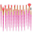 20Pcs Diamond Makeup Brushes Set Powder Foundation Blush Blending Eye shadow Lip Cosmetic Beauty Make Up Brush Pincel Maquiagem AExp