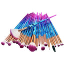20Pcs Diamond Makeup Brushes Set Powder Foundation Blush Blending Eye shadow Lip Cosmetic Beauty Make Up Brush Pincel Maquiagem AExp