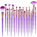 20Pcs Diamond Makeup Brushes Set Powder Foundation Blush Blending Eye shadow Lip Cosmetic Beauty Make Up Brush Pincel Maquiagem AExp