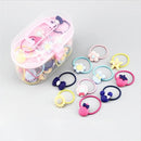 20Pcs/Lot Girls Hair Accessories Gift Box Elastic Hair Bands Flower Hair Clip Bows New Headband Hairband Cute Hairbands for Kids AExp