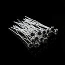 20Pcs/Lot Women Wedding Bridal Hairpins Crystal Rhinestone Rose Flower Hairpin Hair Clips Hair Jewelry Accessories High Quality-Black-JadeMoghul Inc.