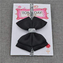 22 color new Baby hair bow flower Headband Silver ribbon Hair Band Handmade DIY hair accessories for children newborn toddler-2-One Size-JadeMoghul Inc.