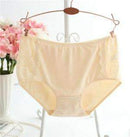 #224 Plus Size LeafMeiry Underwear Women Cotton Briefs Everyday Women Panties With Sexy Lace