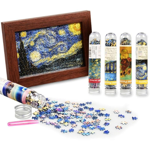 234 Pieces Multi-type Landscape Puzzle Game Test Tube Packaging Educational Toys Or Adults Puzzle Toys Kids AExp