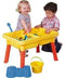 23"Sandbox Castle 2-In-1 Sand And Water Table Beach Play Set For Kids-Construction Set Toys-JadeMoghul Inc.