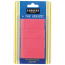 (24 PK) LARGE PINK ERASER PACK 4-Arts & Crafts-JadeMoghul Inc.