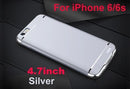 2500/3500mAh Portable PowerBank Battery Case For iPhone 6 6S 7 8 External Battery Charger Case For iPhone 6 6S Plus 7 8 Plus-Silver for i6 i6s-United States-JadeMoghul Inc.