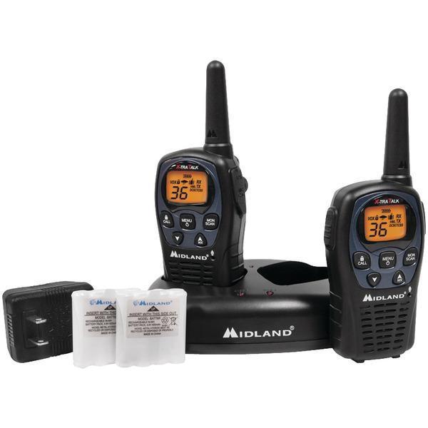 26-Mile GMRS Radio Pair Pack with Drop-in Charger & Rechargeable Batteries-Radios, Scanners & Accessories-JadeMoghul Inc.